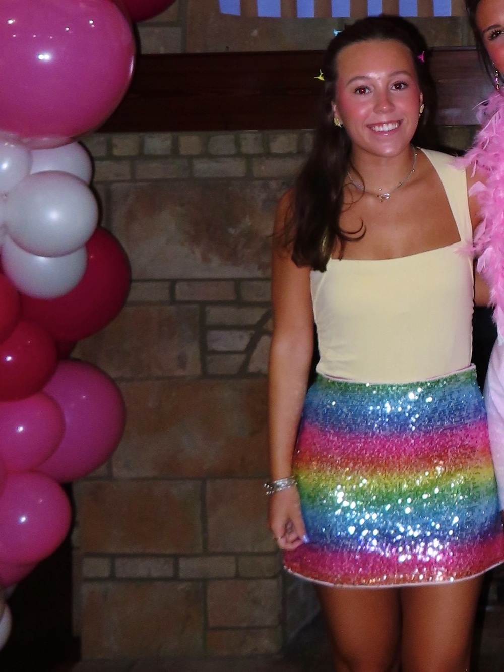 SHEIN Sequin Rainbow Skirt Set - Multi - Picture 4 of 4